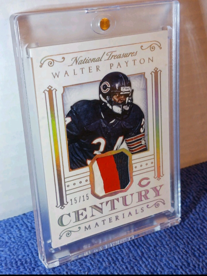 2015 Walter Payton National Treasures Century Materials 15/15 - photo 2