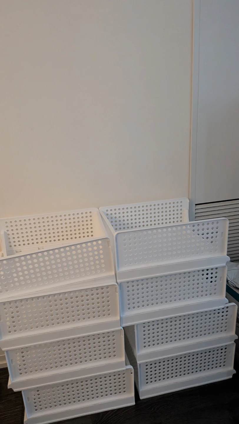 Stackable Storage Bins (Set of 8)