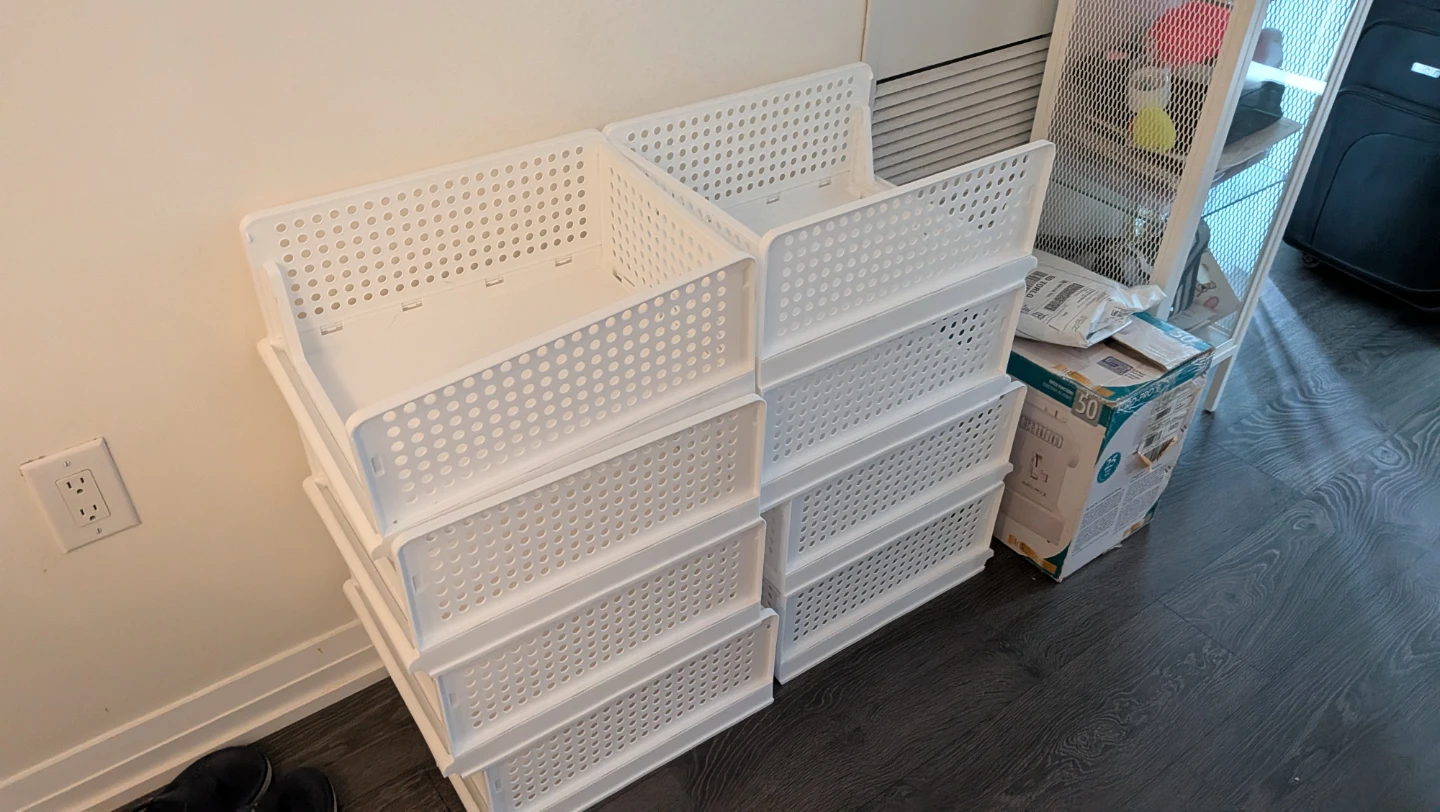 Stackable Storage Bins (Set of 8) - photo 3