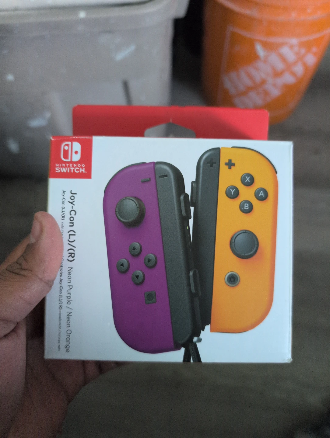 Nintendo Switch Joy-Con (L)/(R) Neon Purple / Neon Orange