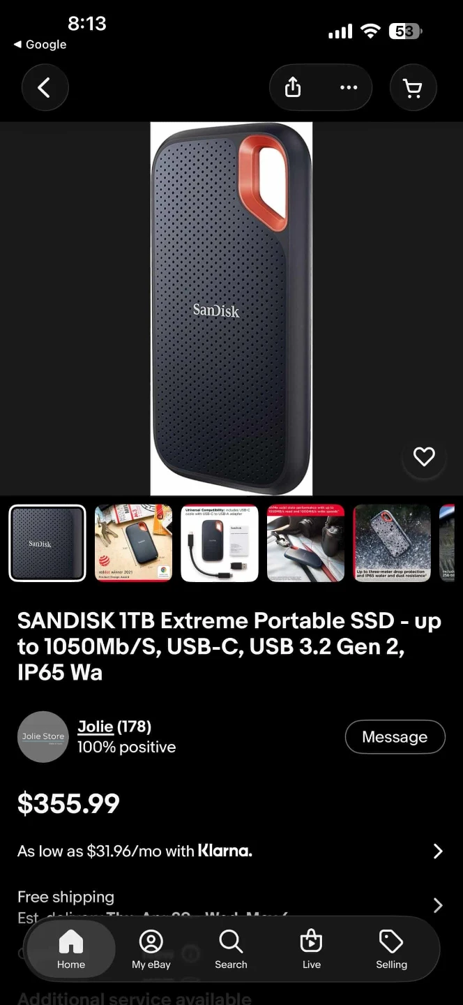 SanDisk 2TB Extreme Pro Portable SSD with Case - photo 4