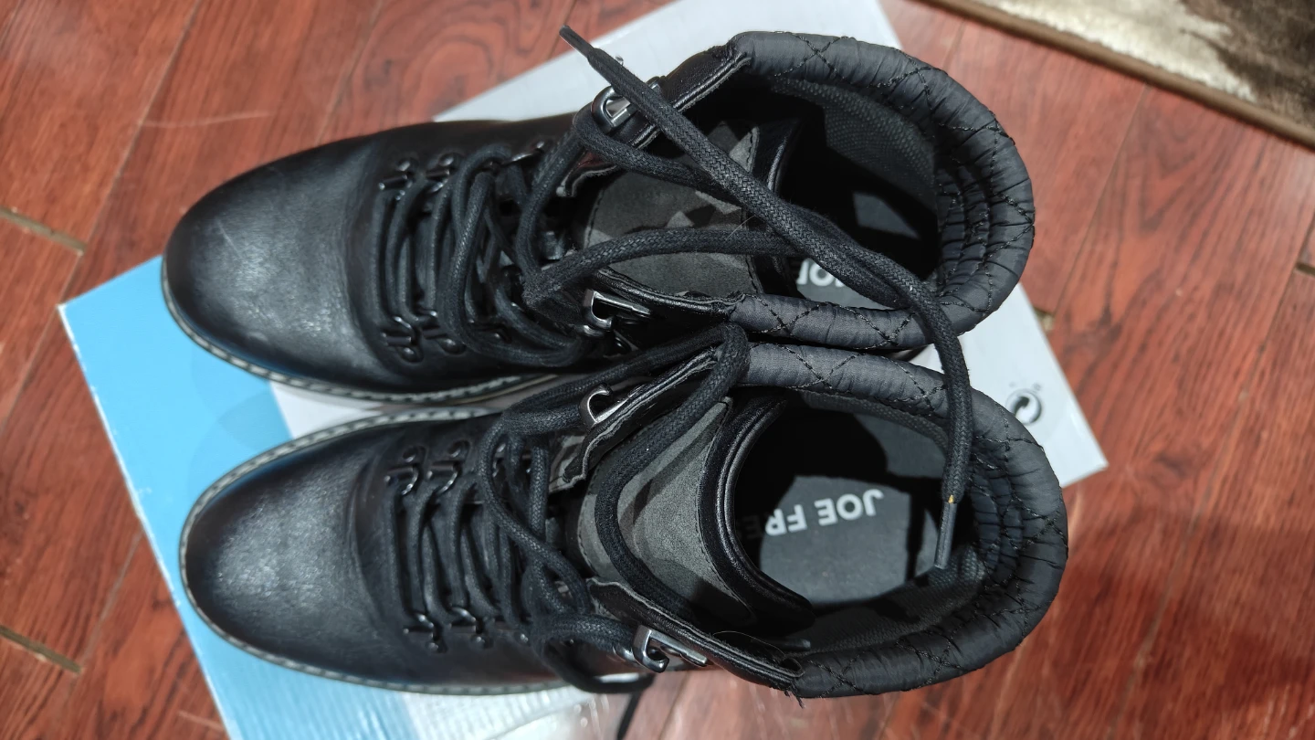 Joe Fresh Black Lace-Up Boots - photo 3