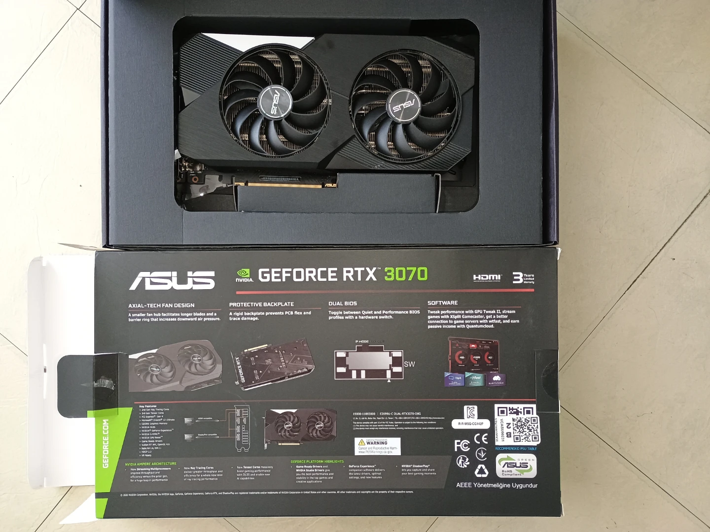 ASUS GeForce RTX 3070 Dual Graphics Card