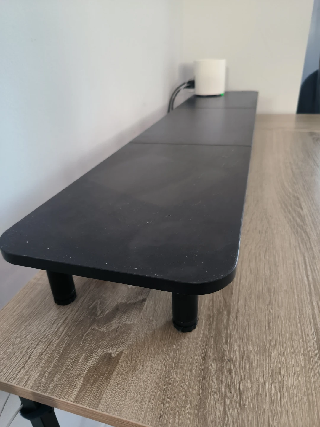 L-Shaped Computer Desk with Monitor Stand and Shelves - photo 3