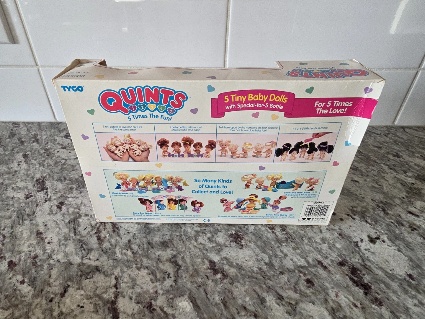 *Vintage* Quints "5 Tiny Baby Dolls with Special for 5 Bottle" - photo 3