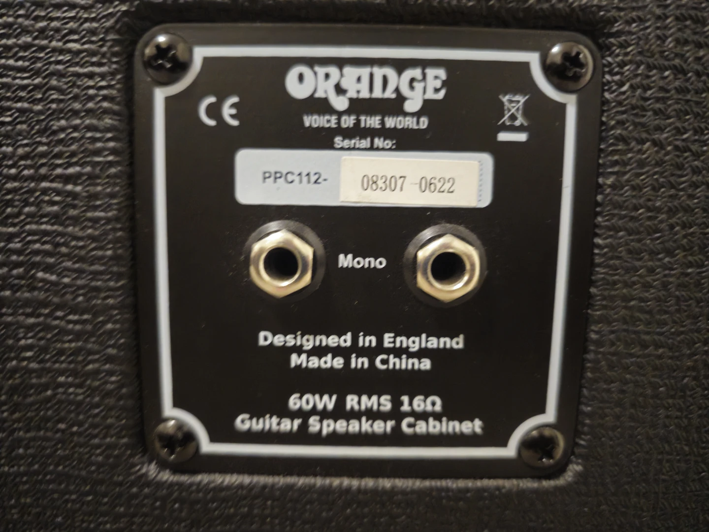 Orange 1x12 Speaker cab - photo 5
