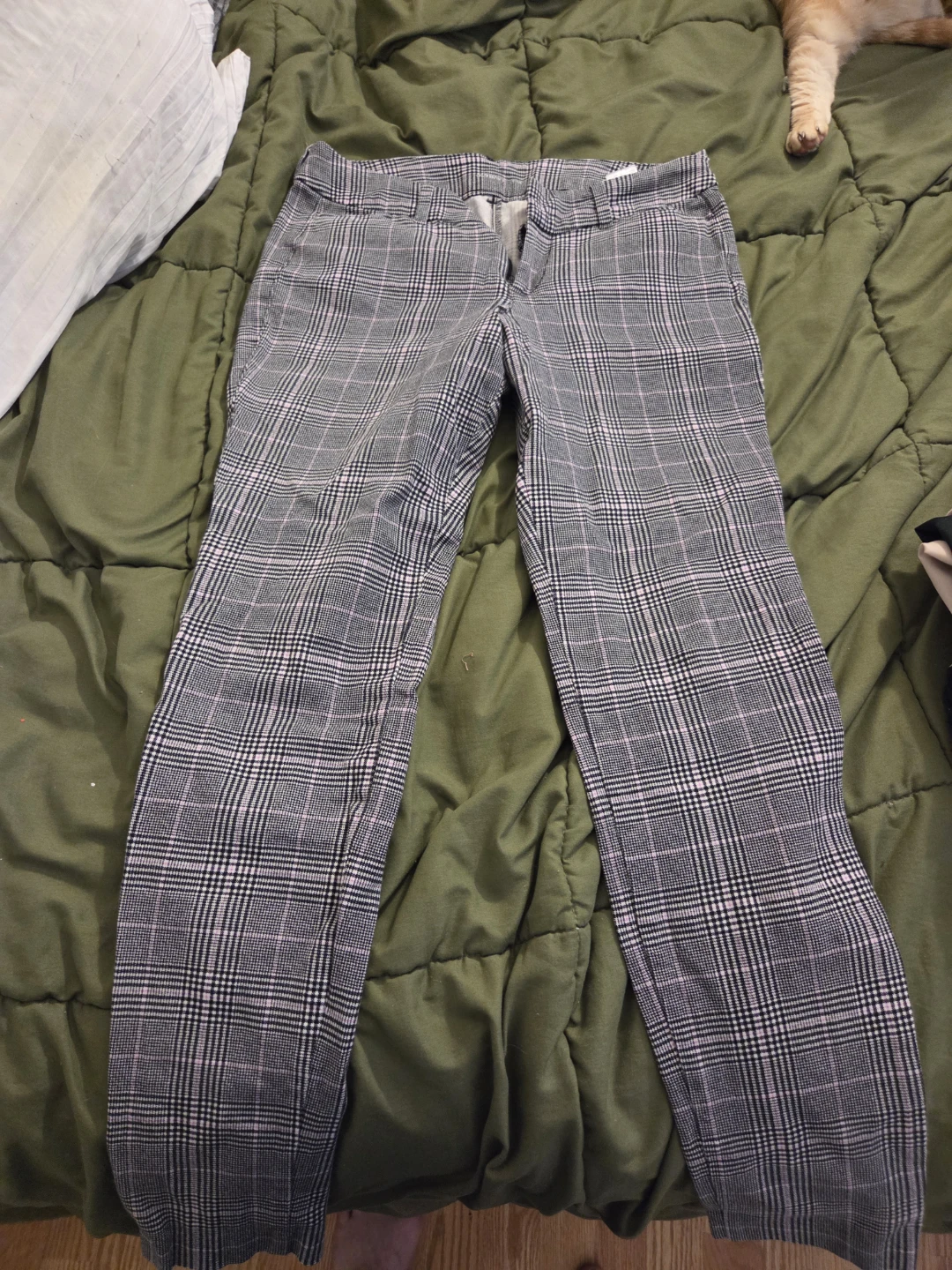 Plaid Dress Pants