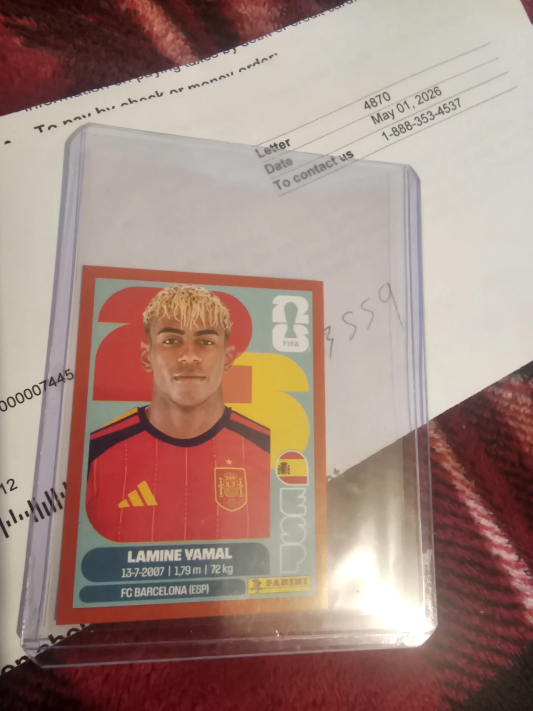 Panini FIFA Sticker - Lamine Yamal - FC Barcelona