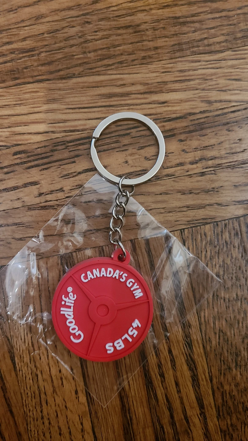 NEW Goodlife Canada's Gym Keychain