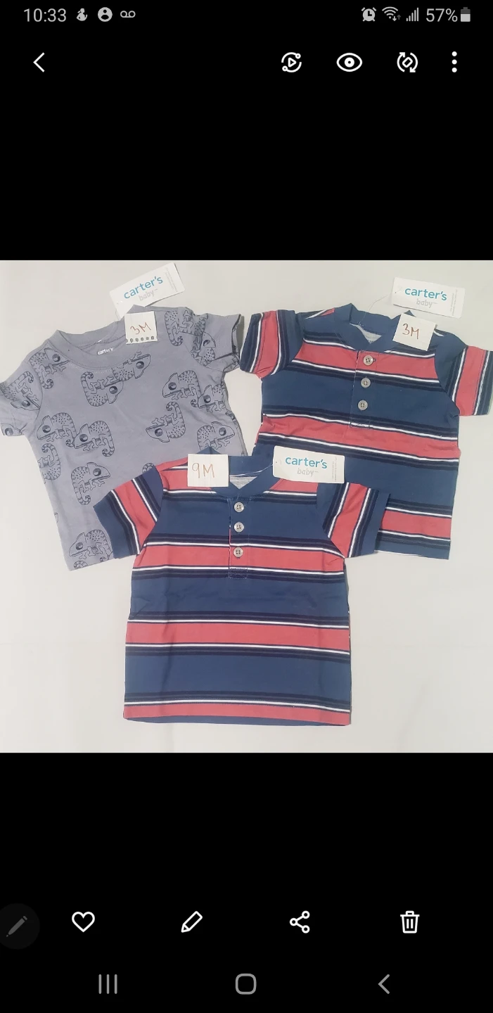 Brand new Baby Boys Carter Shirt $5 - photo 2