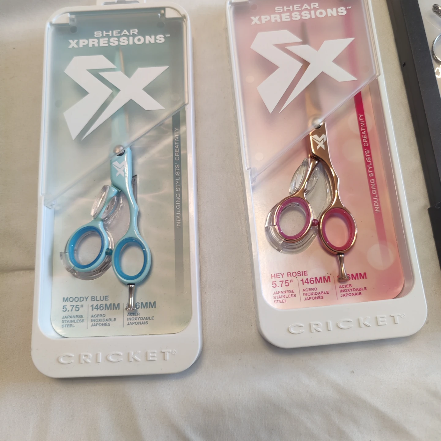 Cricket Shear Xpressions Scissors - Moody Blue & Hey Rosie
