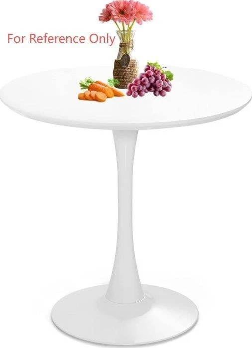 White Round Dining Table