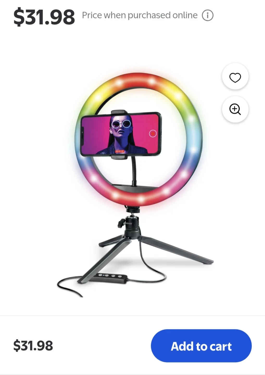Ring Light with Tripod Stand - photo 2