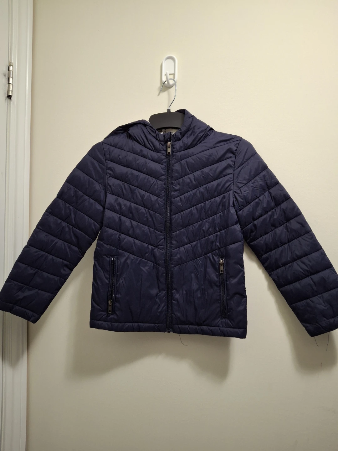 Kids Dinosaur Puffer Jacket - Blue/Orange/Yellow - photo 4