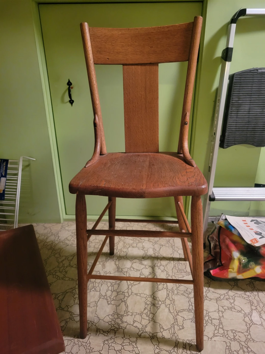 Vintage Wooden High Chair