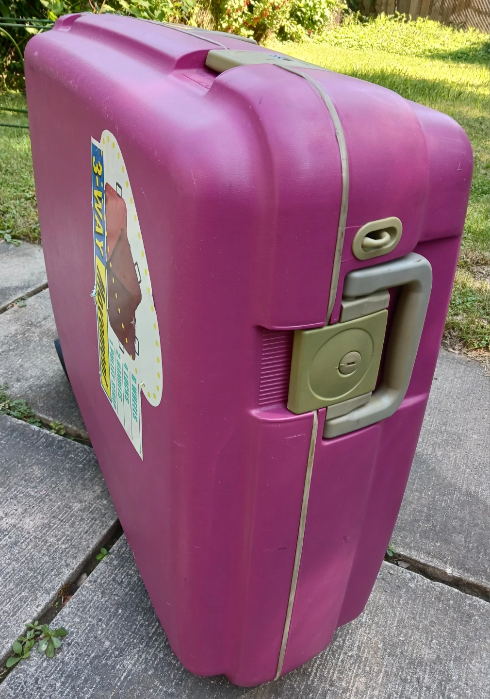 Crown 3-Way Movement Luggage - Large Pink Suitcase - photo 5