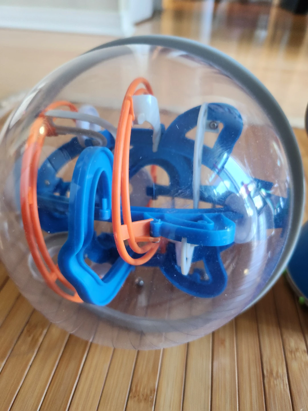 Blue and Orange Maze Ball Game with Toy Lamp - photo 2