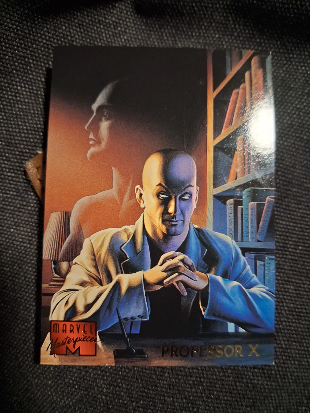 Marvel Masterpieces Professor X Trading Card - photo 3