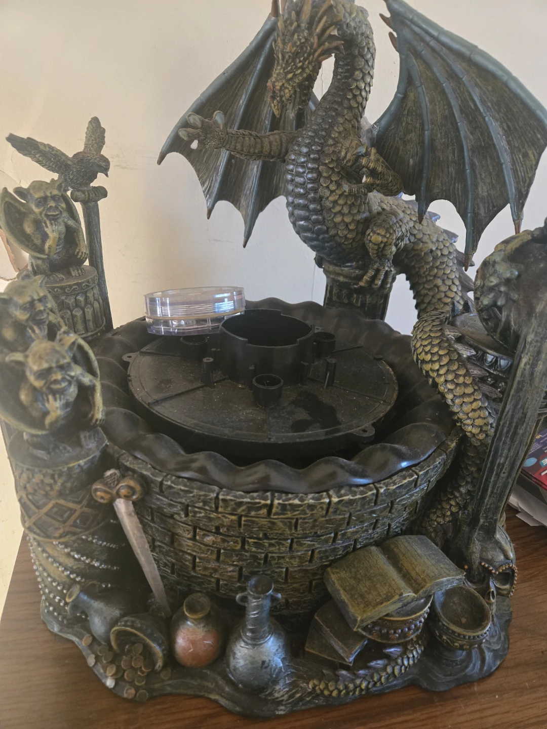 Dragon and Gargoyle Water Fountain