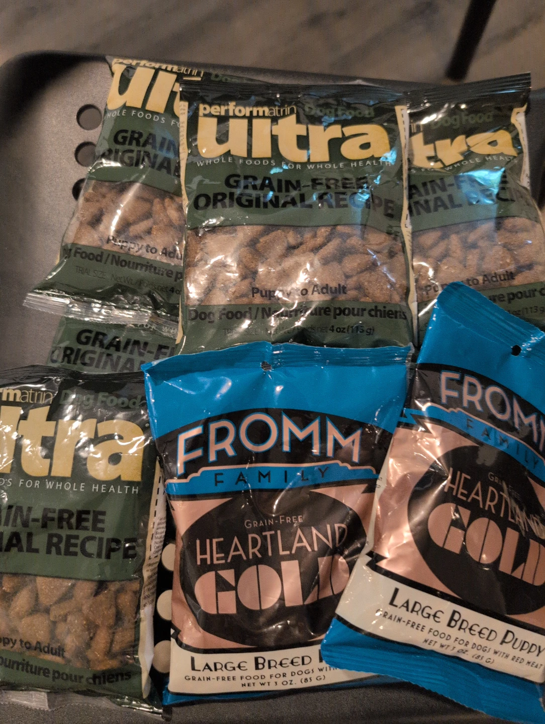 Performatrin Ultra & Fromm Family Heartland Gold Dog Food