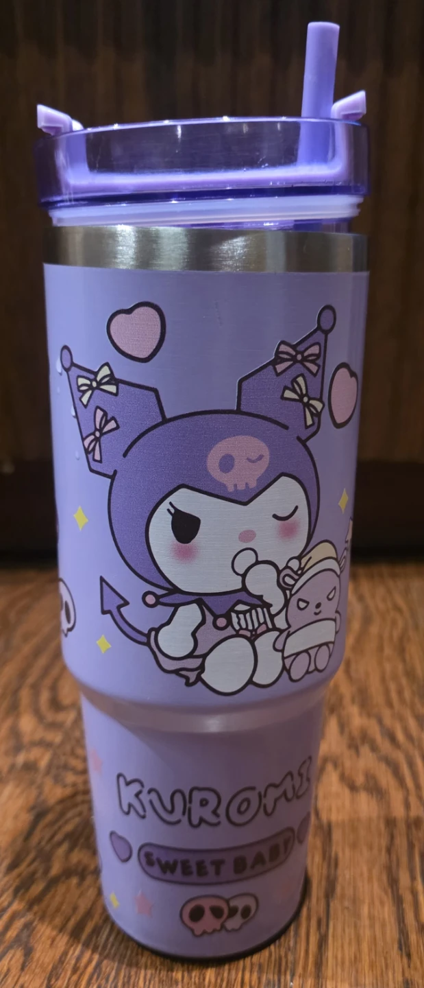Kuromi "Sweet Baby" Tumbler with Straw