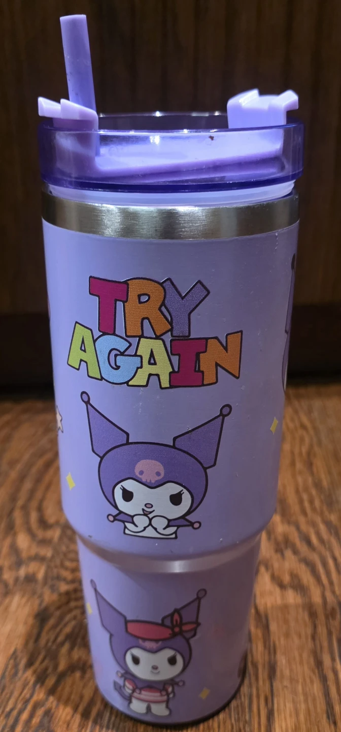 Kuromi "Sweet Baby" Tumbler with Straw - photo 3