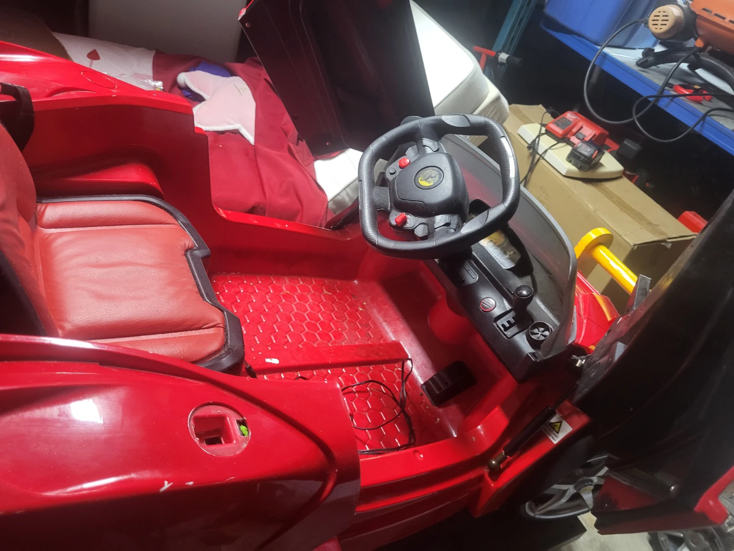 Red Ferrari Ride-On Car - photo 2