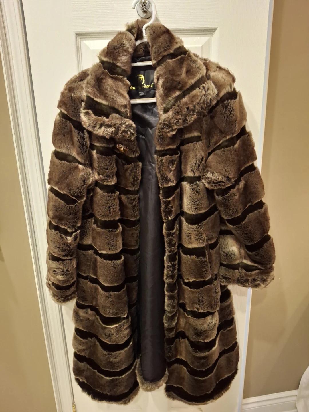 Diana Princess Faux Mink Coat - XXXL