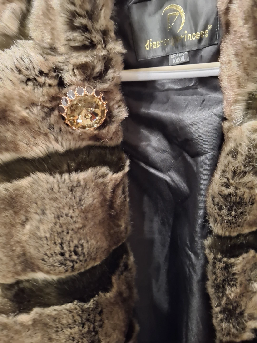Diana Princess Faux Mink Coat - XXXL - photo 4