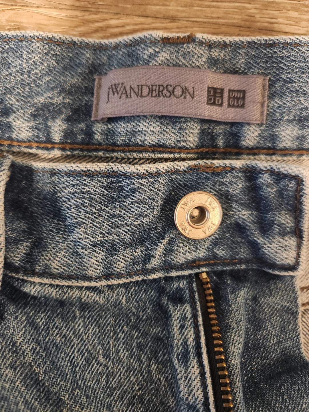 UNIQLO x JW Anderson Wide Leg Jeans Blue Denim Size 28x31 - photo 2