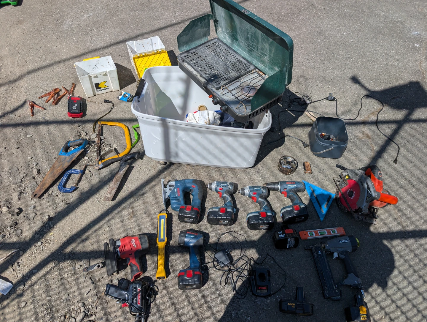 Assorted Power Tools and Accessories