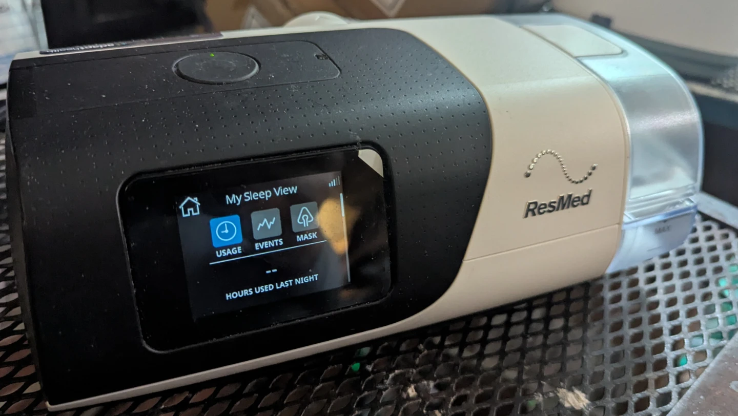 ResMed AirFit N30 CPAP Mask System with CPAP Machine
