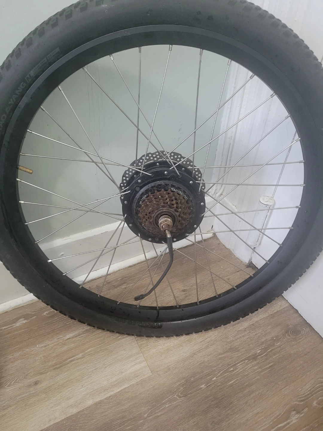 Shimano MF-TZ500-7 Cassette Hub Motor Wheel - photo 3