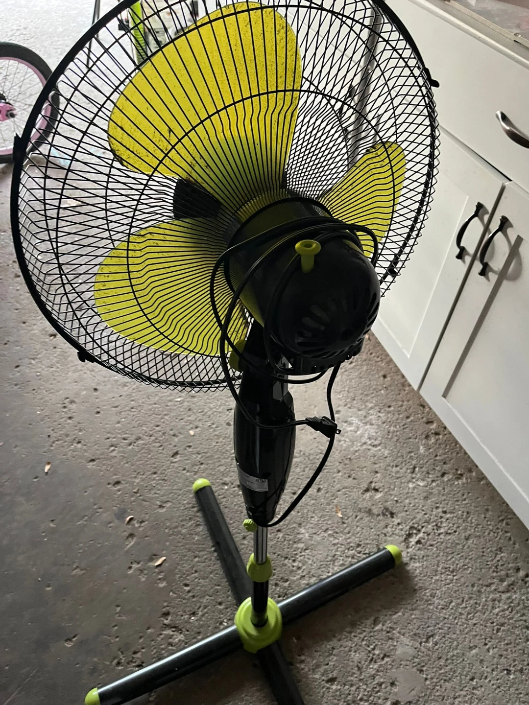 Sunbeam Pedestal Fan - Black/Green - photo 3