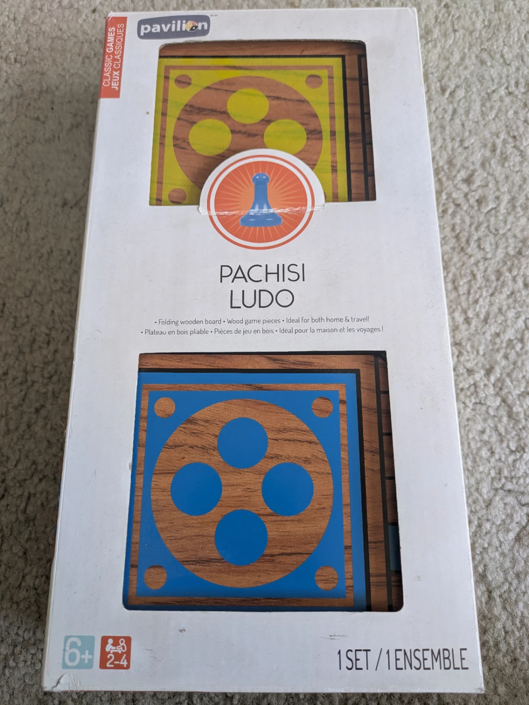Pavilion Pachisi Ludo Folding Board Game