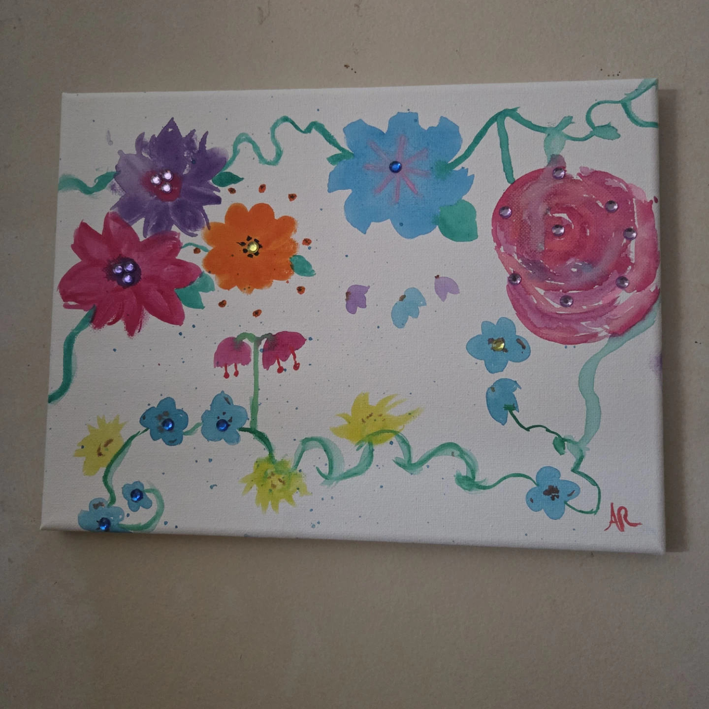 Canvas Painting of different things - photo 3