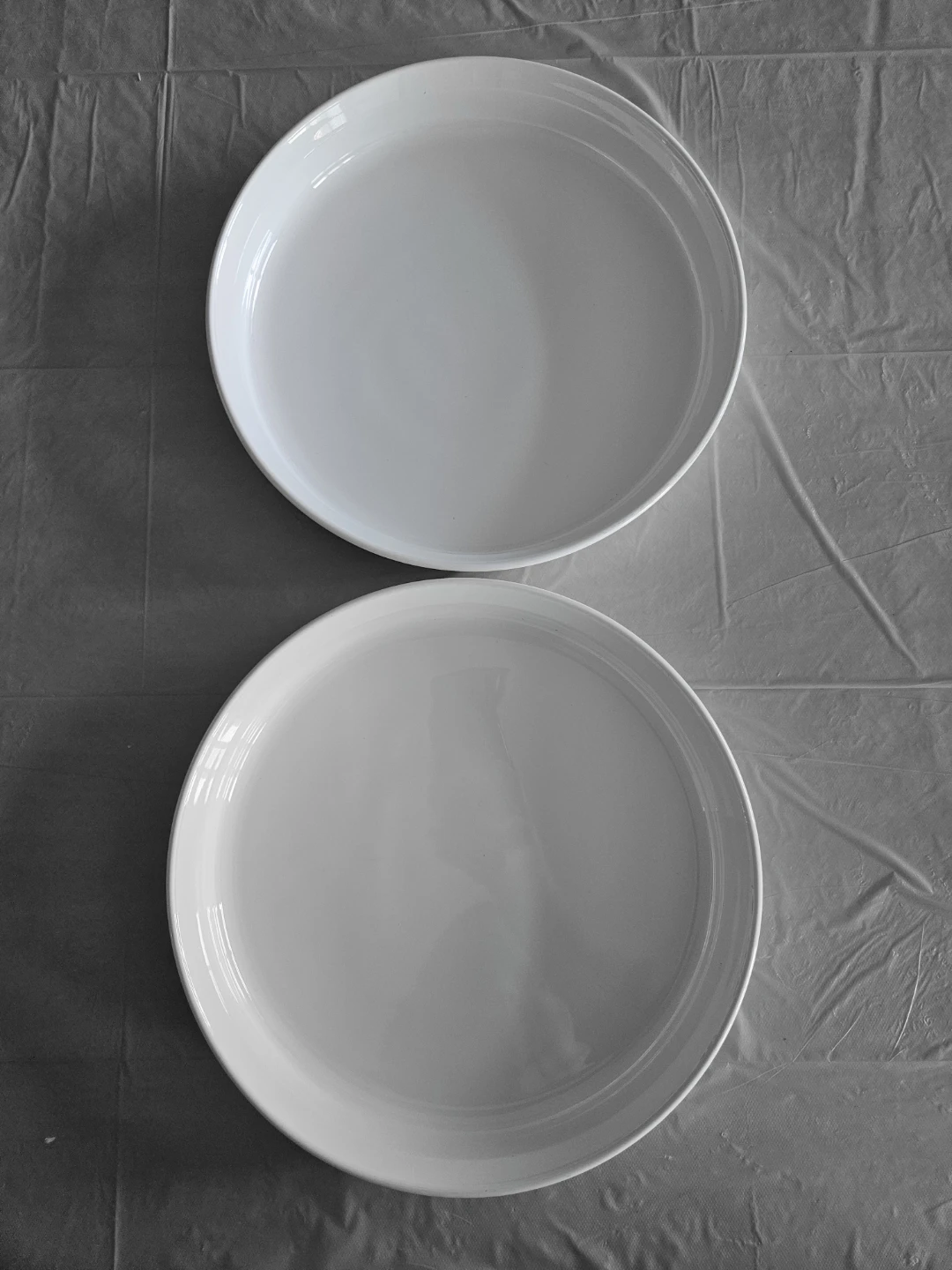 2 Corningware French White Quiche Dishes - photo 2