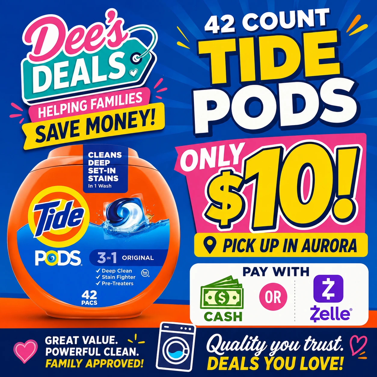 Tide PODS 3-in-1  42 Count $10 - photo 2