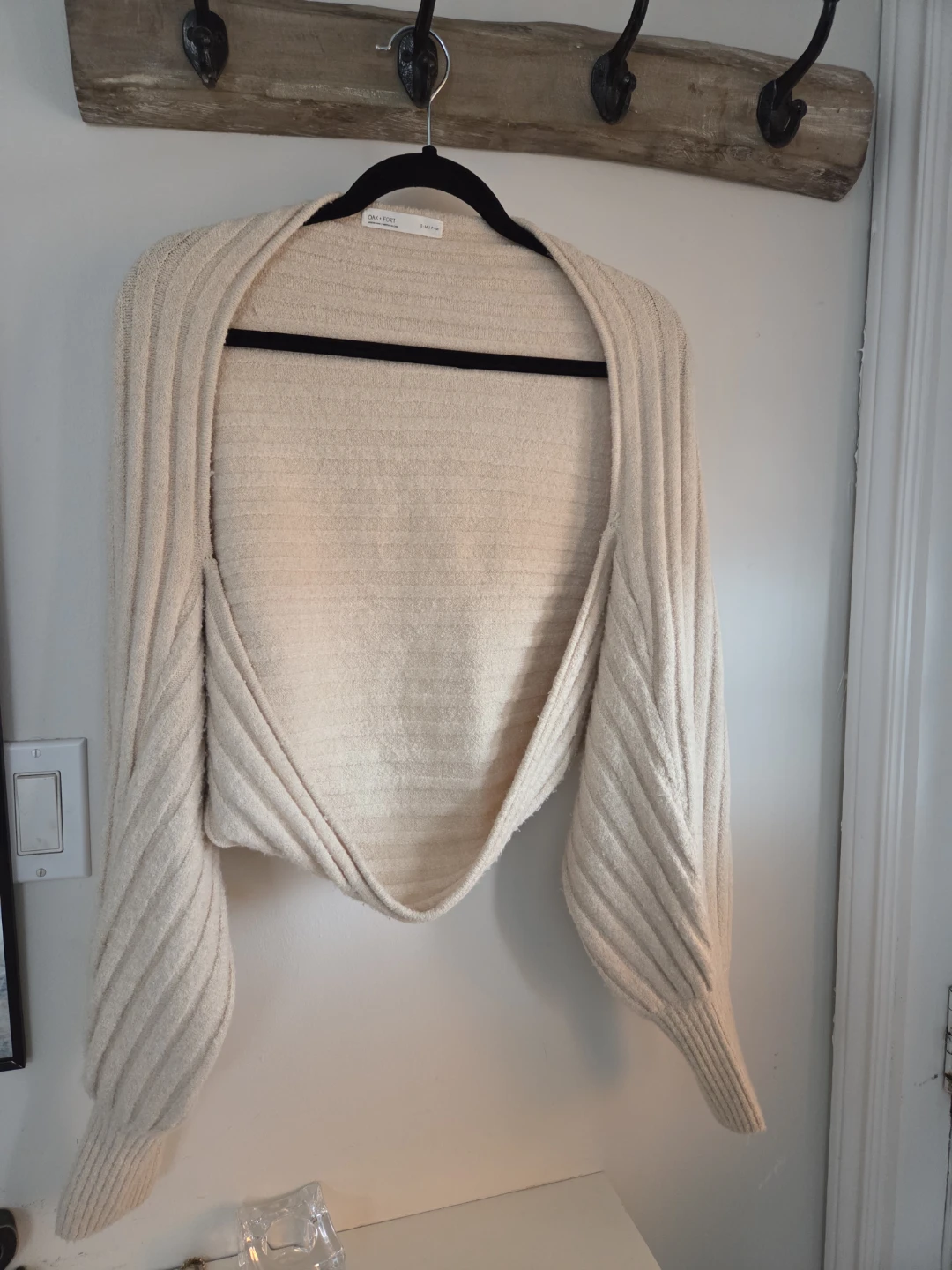 Oak + Fort Beige Knit Cardigan