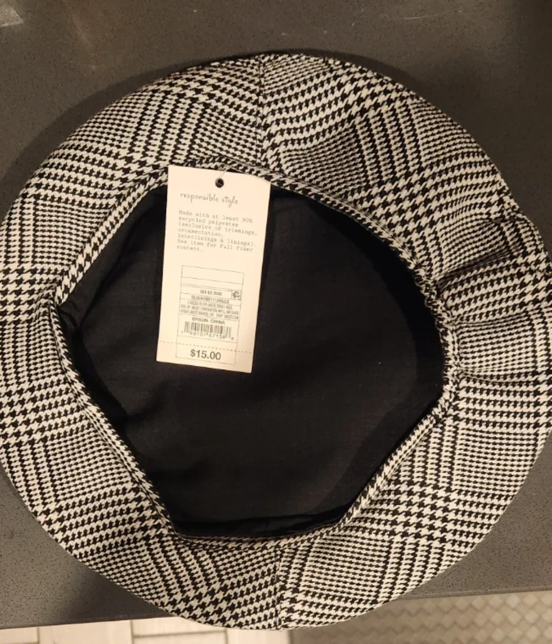 Plaid Beret