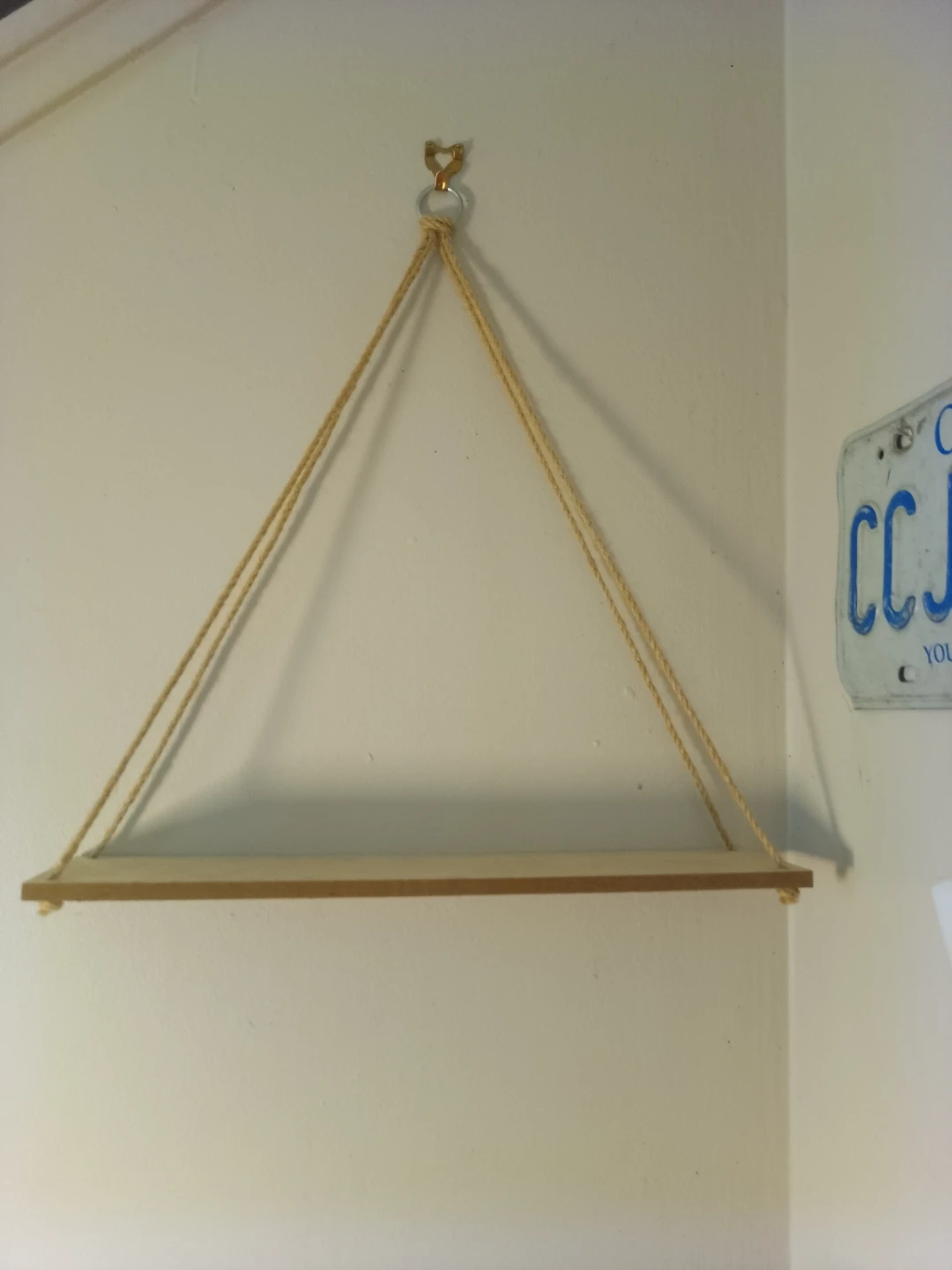 Hanging Rope Shelf