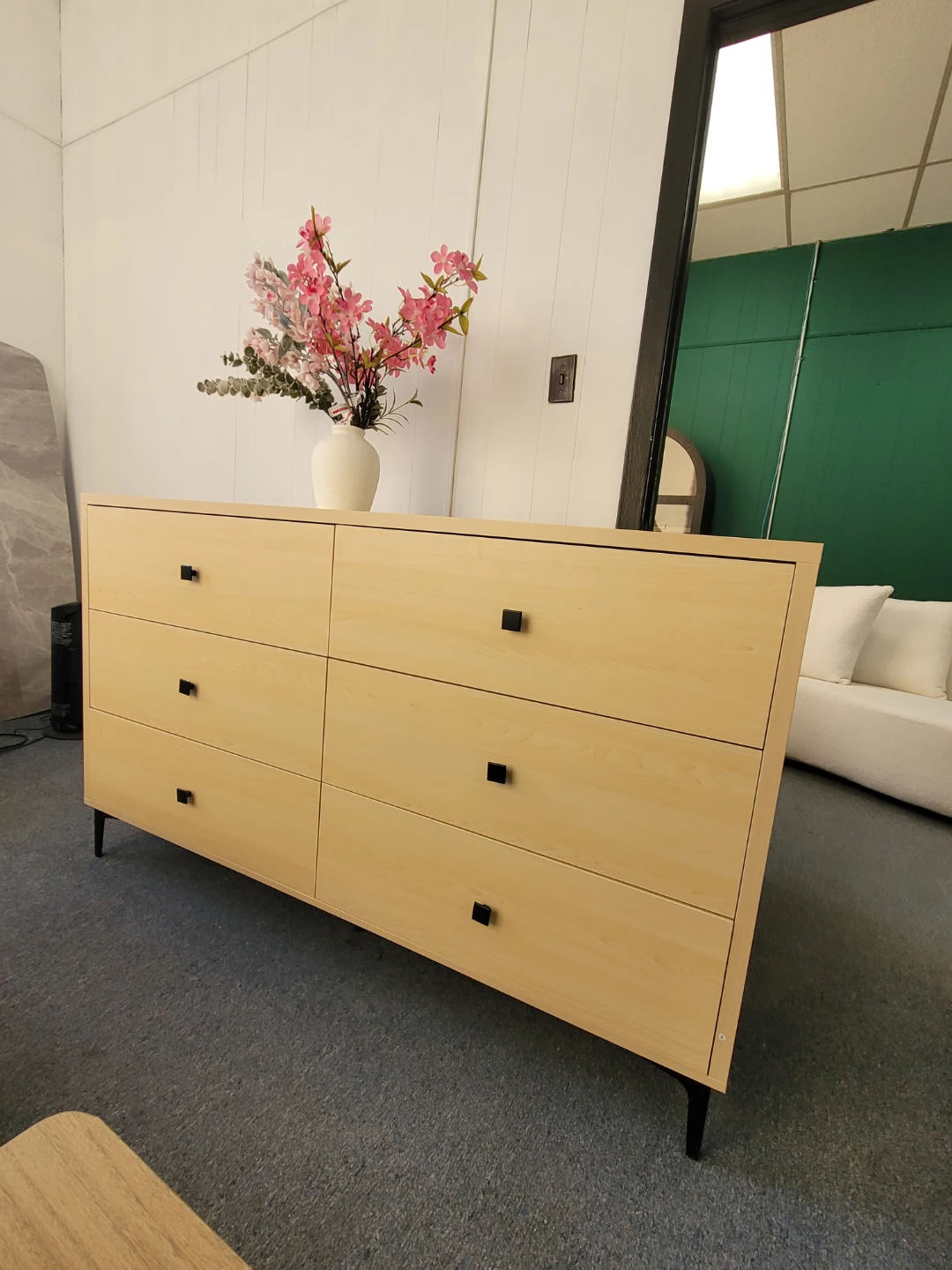 Light Wood 6-Drawer Dresser - photo 2