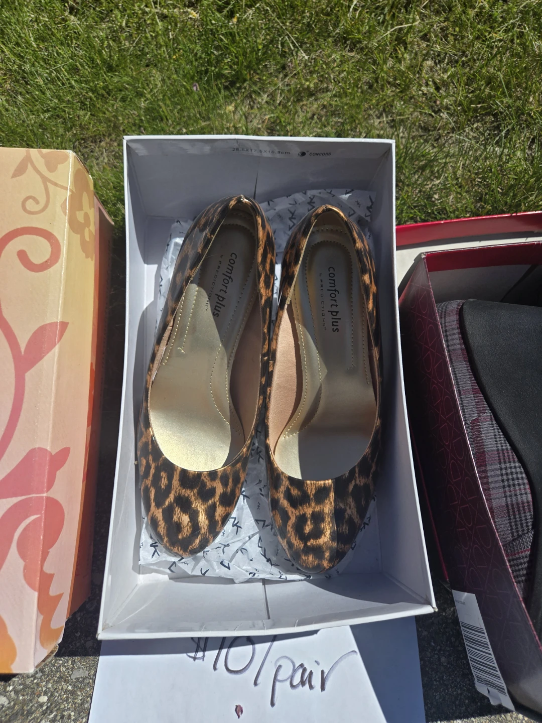 Comfort Plus Leopard Print Heels - Size 7 - photo 2
