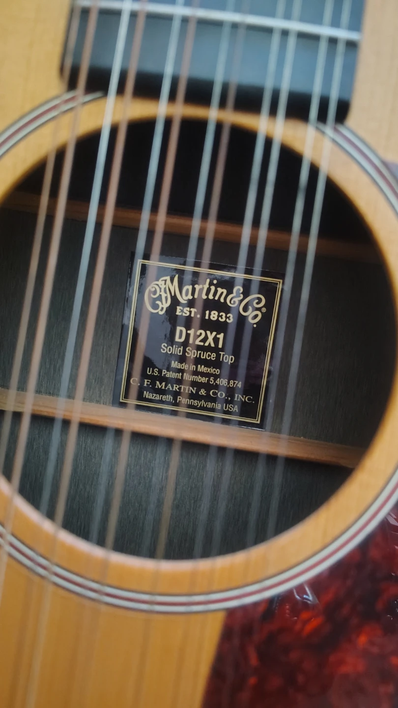 Martin & Co. D12X1 12-String Acoustic Guitar - photo 2
