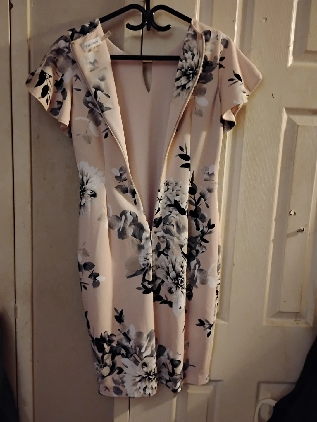 Calvin Klein Floral Sheath Dress Size 4 - photo 3