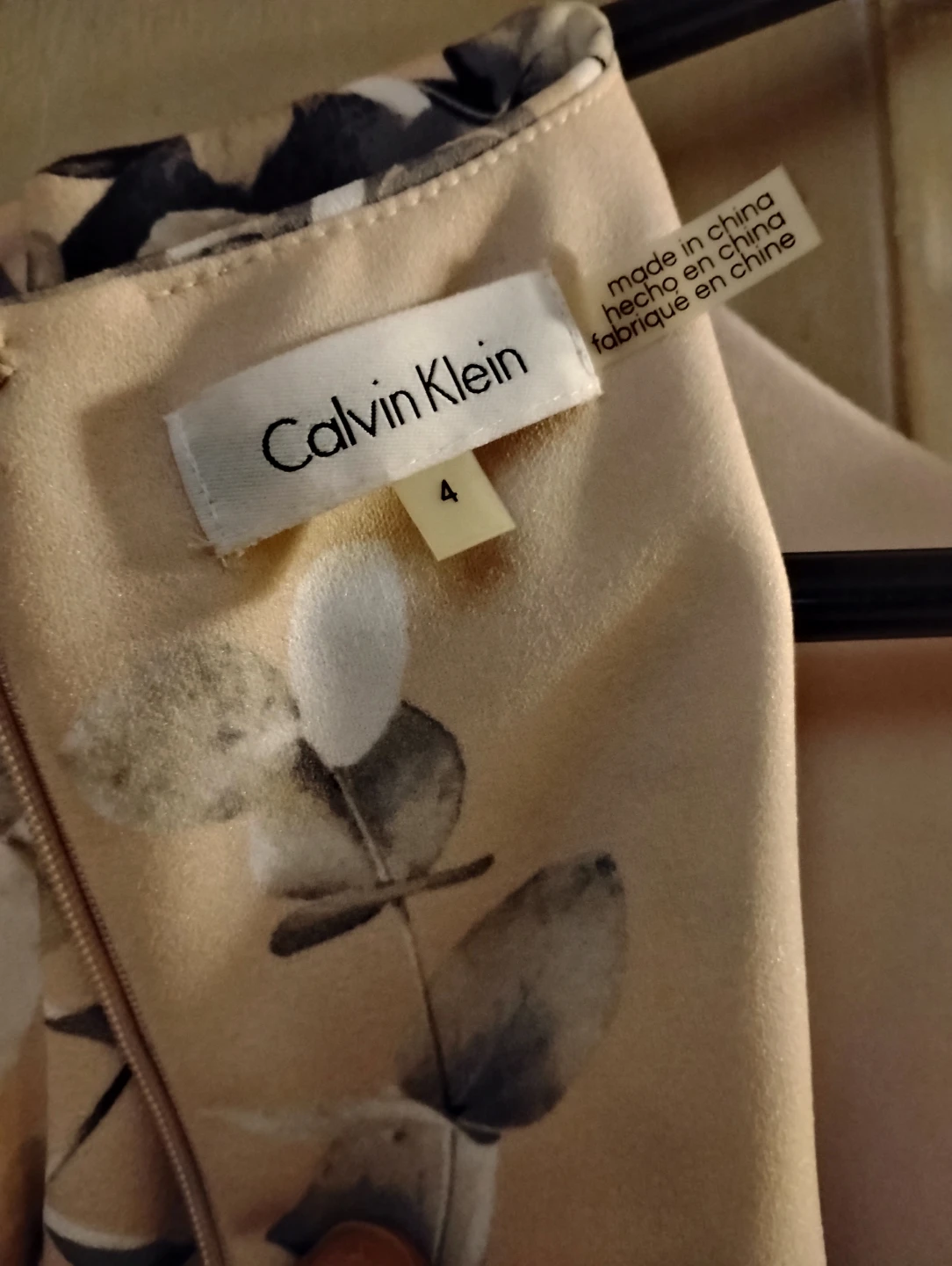 Calvin Klein Floral Sheath Dress Size 4 - photo 5