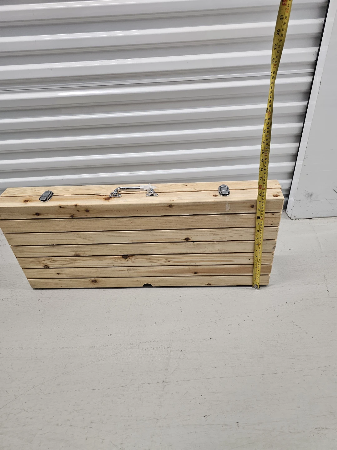 Portable Wooden Picnic Table with Benches - photo 3