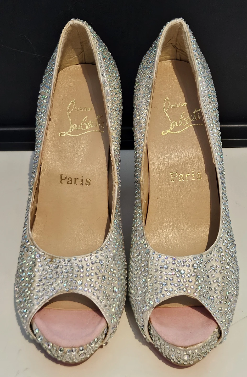 Christian Louboutin Peep Toe Heels - photo 2