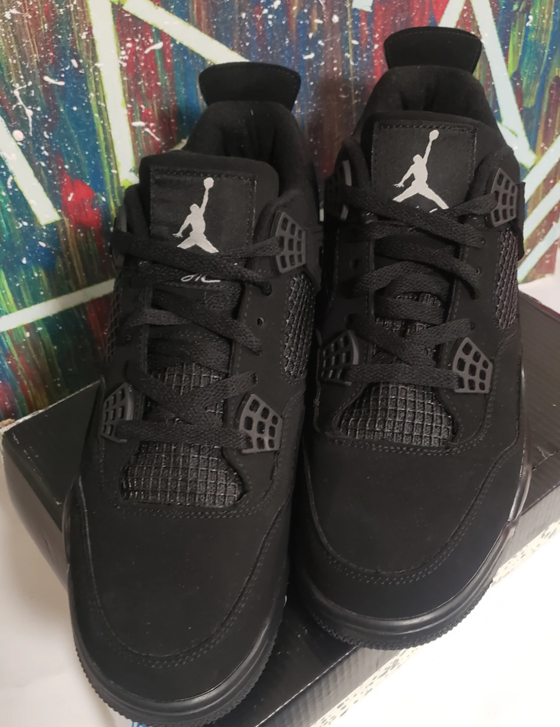Bra Jordan 4 Black Cat Size 10 - photo 4