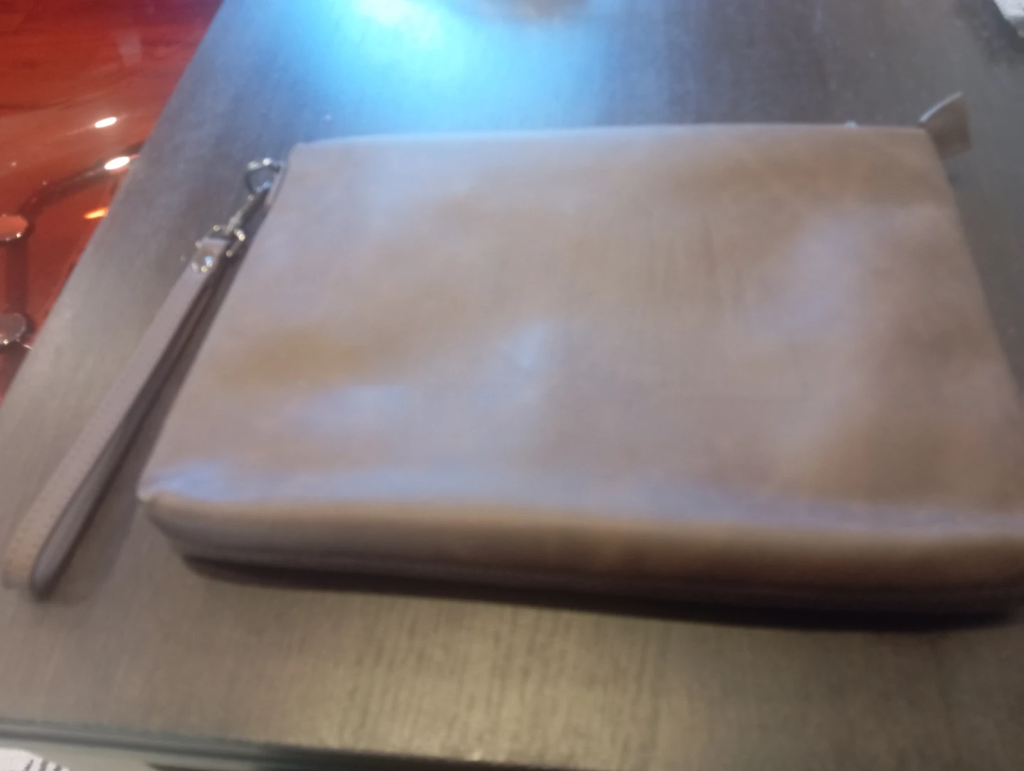 Brown pouch